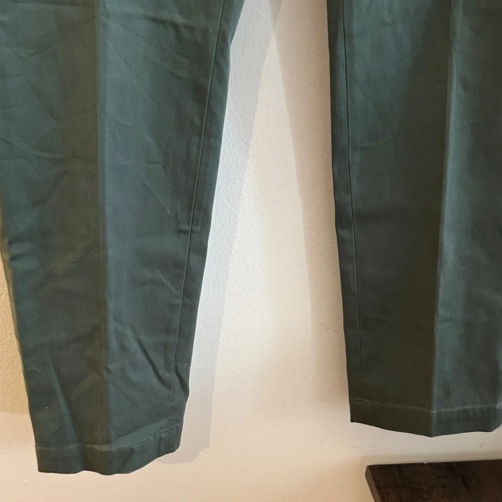 Banana Republic Men's Khakis in Forest Green - Preloved